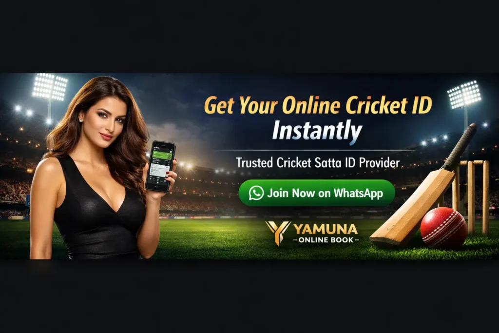 Get Online Cricket ID Instantly – Trusted Cricket Satta ID Provider Yamuna Online Book